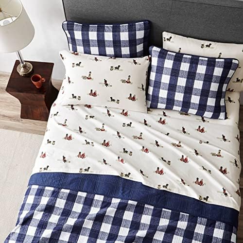 Eddie Bauer Twin Flannel Sheet Set - Cozy Soft