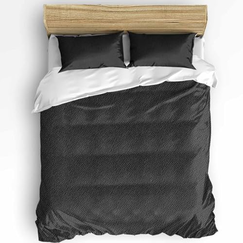 3 Piece Queen Size Bedding Set with Zipper Closure