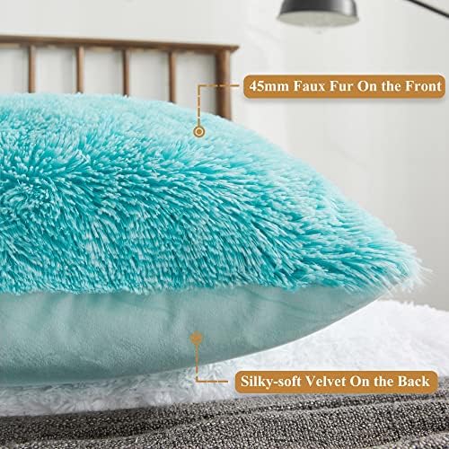 XeGe Cozy 20x54 Furry Body Pillow Sham