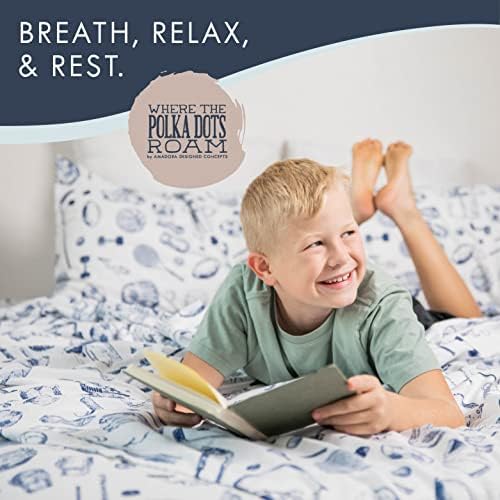 Kids Sports Bedding Set Baseball Football Soccer Themed