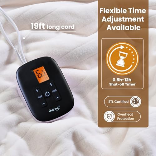 Bearhug Electric Blanket Full Size 77 x 84
