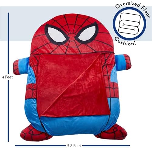 Idea Nuova Marvel Spiderman Floor Lounger for Kids