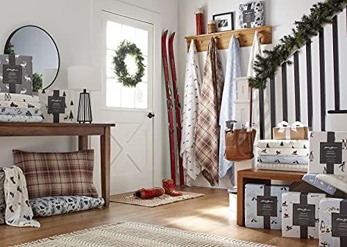 Eddie Bauer Twin Flannel Sheet Set - Cozy Soft