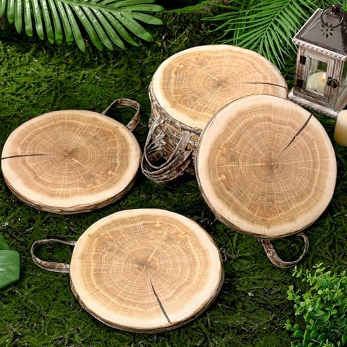 Suzile 8 Pcs Wood Slice Kids Floor Cushions