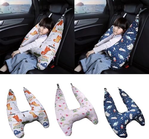 Kids Travel Pillow Headrest with Washable Cover