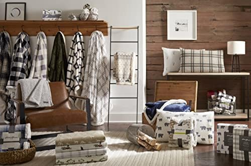 Eddie Bauer Twin Flannel Sheet Set - Cozy Soft