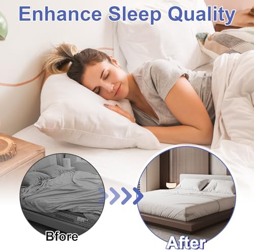 CALORPET Lock Sheet Holders Set - 4 Pieces Anti Slip Heavy Duty