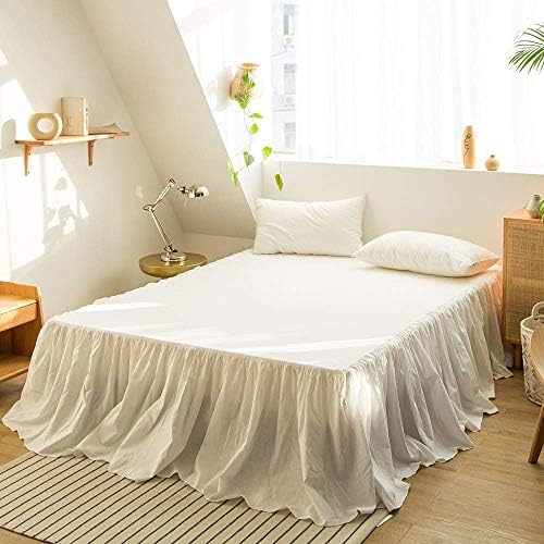 SimpleOpulence Linen Duvet Cover Set with Ruffles