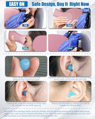 Neck Travel Pillow with Earplugs 2Pack Kids Adults