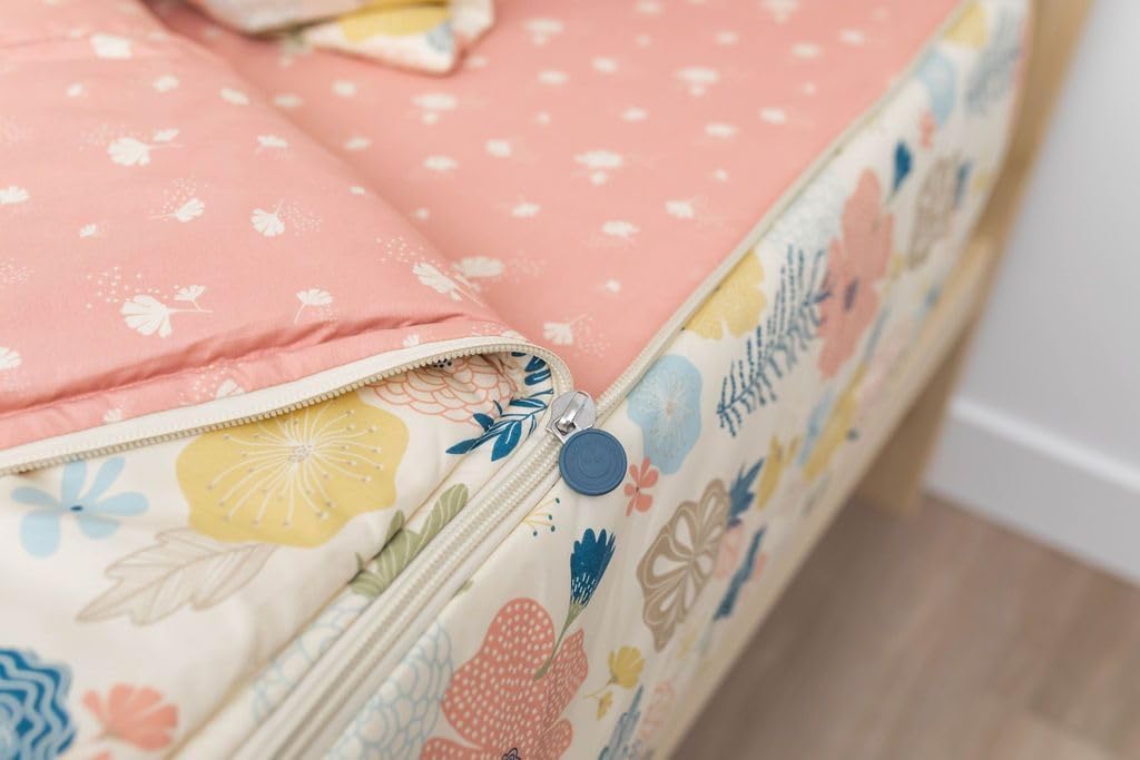 Beddys Flower Blossoms Kids Zipper Bed Set 1