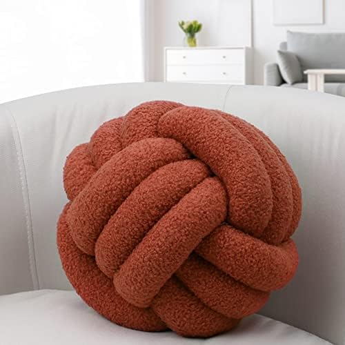 KOGITI Knot Pillow Ball Soft Plush Throw Decorative Pillow