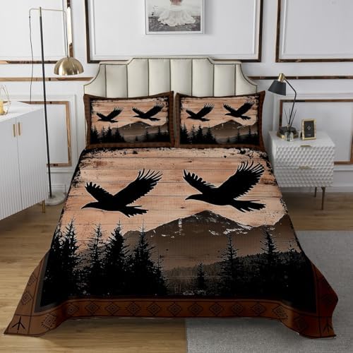 Erosebridal King Bedspread Set with Paw Prints