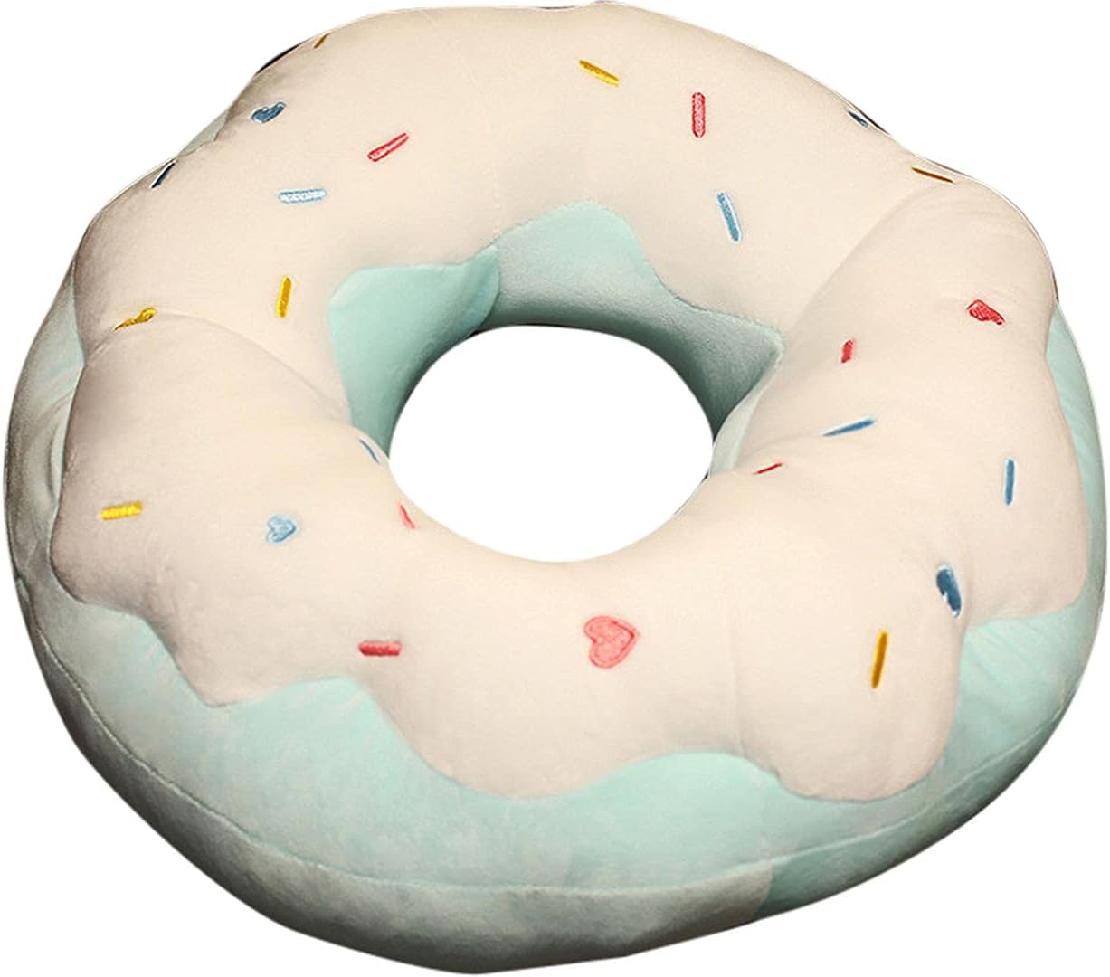 ChezMax Round Donut Pillow 16 Inch 1