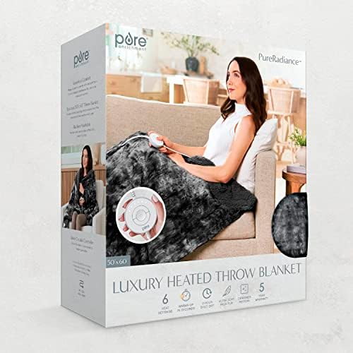 PureRadiance Heated Throw with 6 Heat Settings
