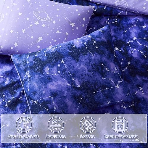 Wink Deer Glow in The Dark Comforter Set for Kids
