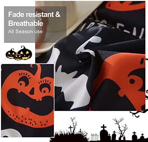 Cottolester Halloween Pumpkin Duvet Cover Set for Kids Room