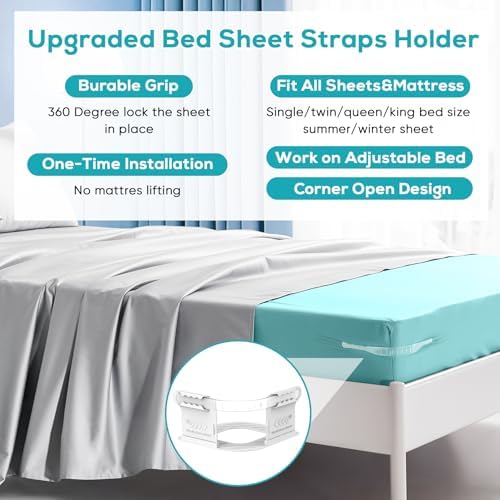 EAZMOM Sheet Straps Holder - Wider Durable