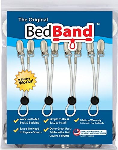 Bed Band Sheet Holder - Patented USA Assembled