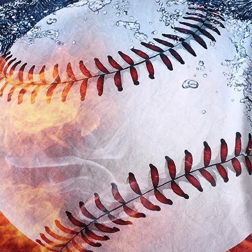 Sviuse Baseball Throw Blanket with Print 50x60 Inches