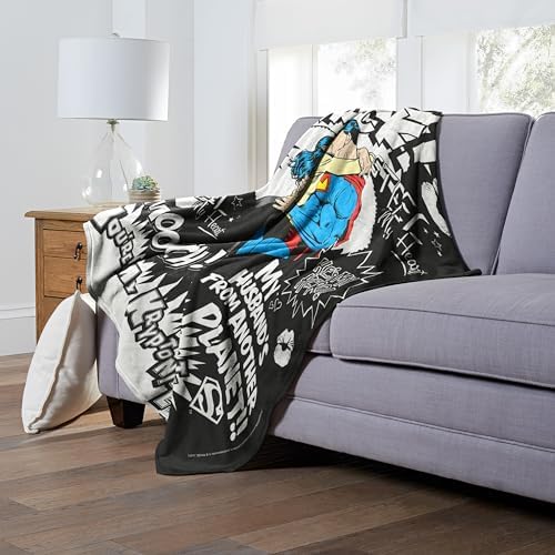 Northwest DC - Superman Silk Touch Throw Blanket 50 x 60