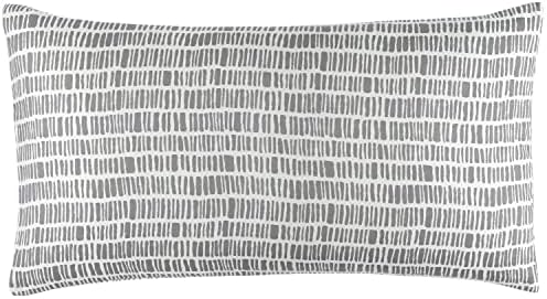 Pine Cone Hill Talus Granite Duvet Sham Euro Size Grey Graphic