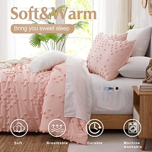 Geniospin Pink TwinTwin XL Bed-in-a-Bag Comforter Set