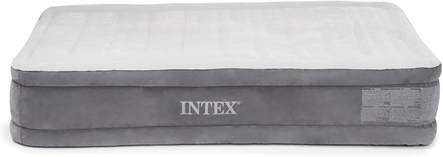 Intex Comfort Plush Mid Rise Airbed with Electric Pump Twin