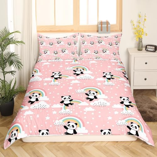 Erosebridal Panda 3D Print Duvet Cover Set