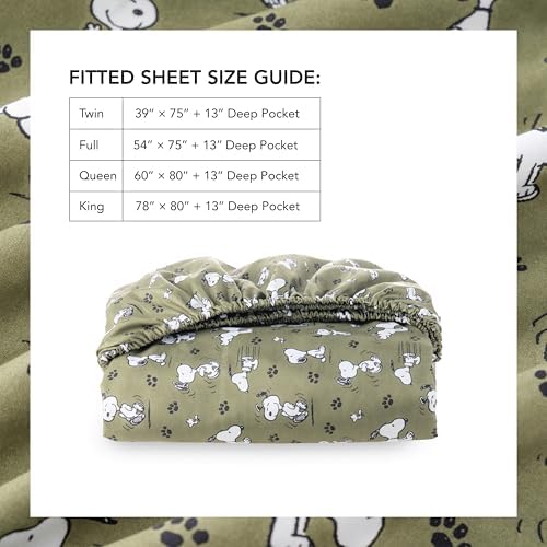 Berkshire Blanket Snoopy Fitted Sheet King Size 1