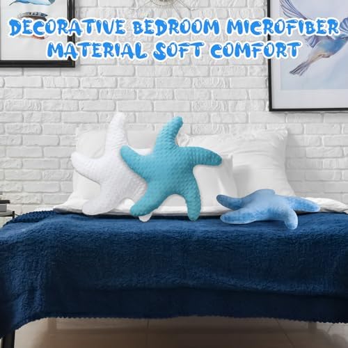 Fumete Starfish Plush Pillow 3 Pack 20 Inch Decor