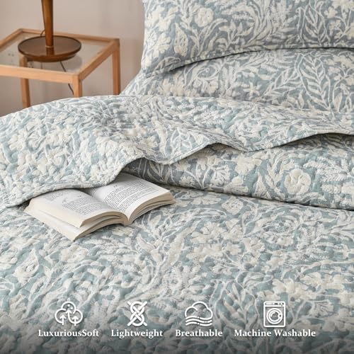 DURLENGEN Boho Style Quilt Set Twin 2Pcs