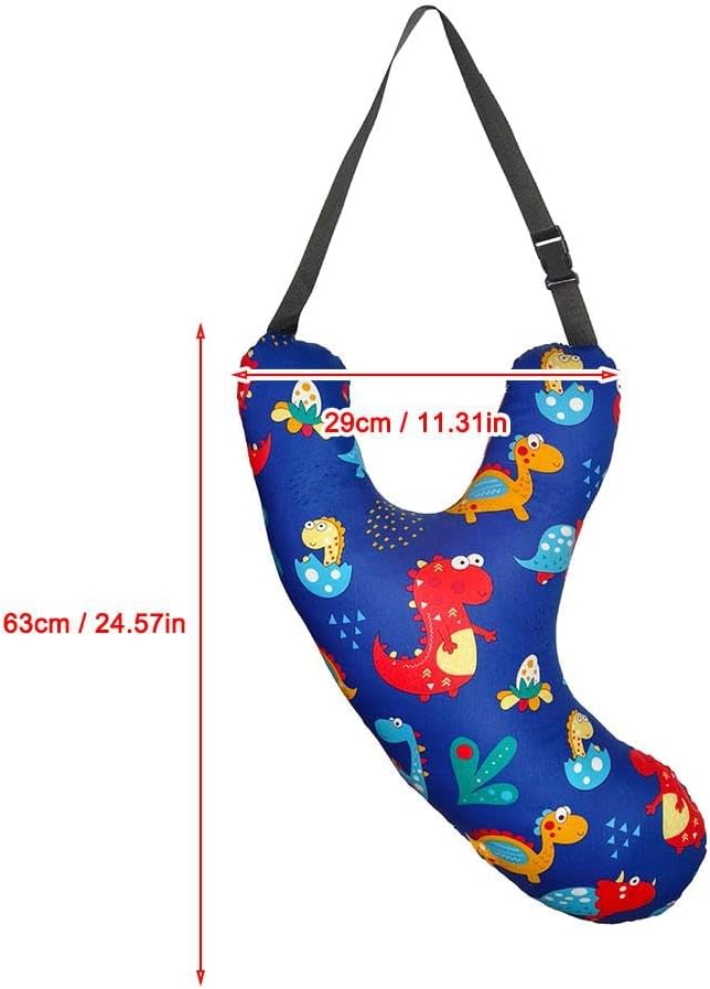 Y Shape Car Travel Pillow with Animal Design for Kids and Adults