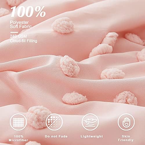 Geniospin Pink TwinTwin XL Bed-in-a-Bag Comforter Set