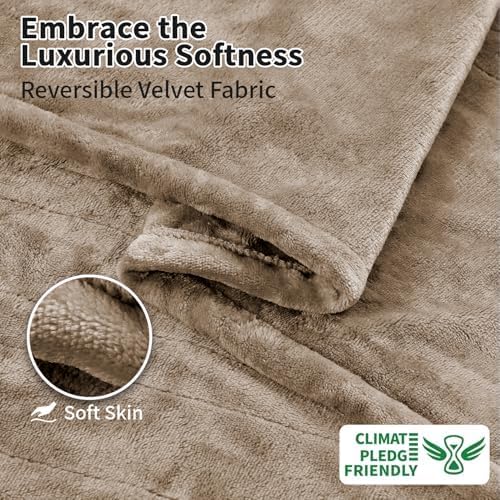 Fantico Electric Blanket Queen Size Dual Control 10 Heat Settings 1