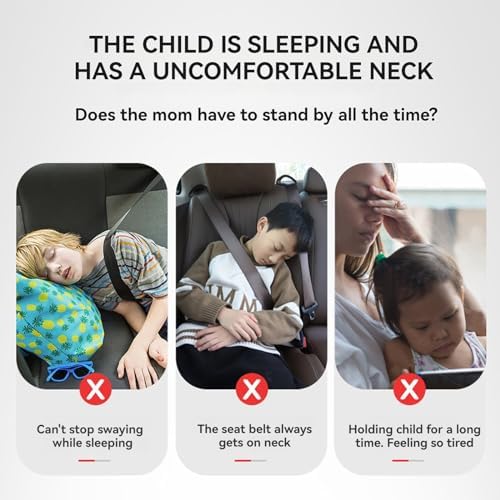 Y-Shape Car Headrest Pillow for Kids Bunny Design