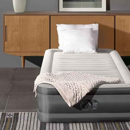 Intex Luxury Air Mattress with Electric Pump and Multi-Zone Support