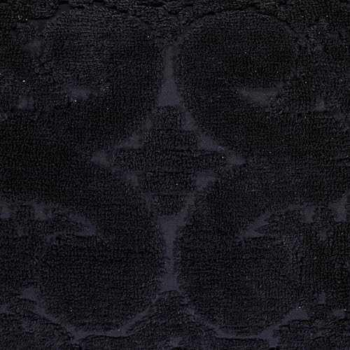 Better Trends Chenille Queen Bedspread Black