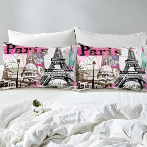 Manfei Eiffel Tower Kids Sheet Set 4PCS