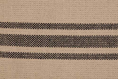 Piper Classics Mill House Stripe Black Queen Bed Blanket
