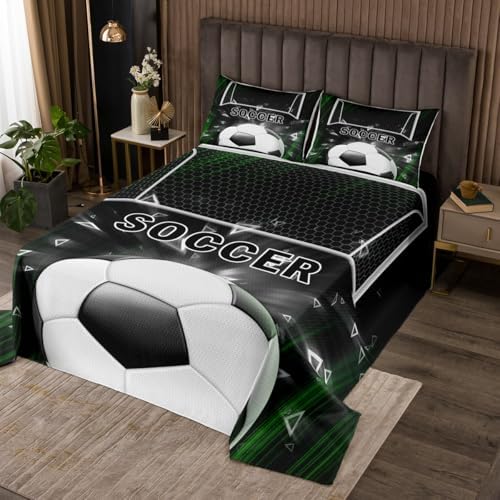 Feelyou Football Coverlet Set for Kids 1
