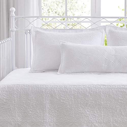 Laura Ashley Daybed Set - Trellis White 100 Cotton