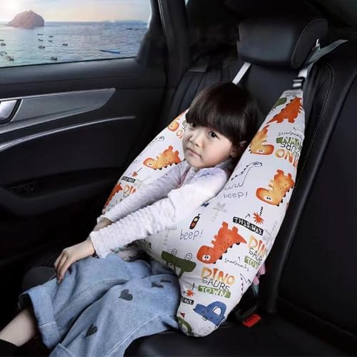 Kids Travel Pillow Headrest with Washable Cover