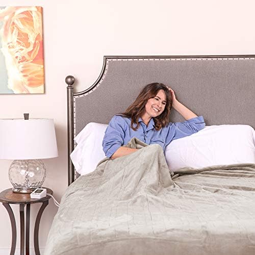 SensorPEDIC Heated Electric Blanket King Cappuccino