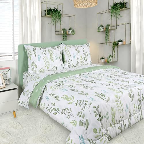 DILIMI 5-Piece Reversible Comforter Set for Girls 1