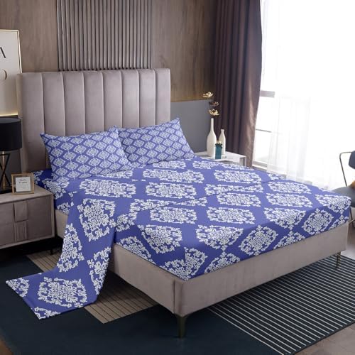 Erosebridal Purple Gothic Bed Sheet Set Twin 1