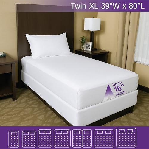 Twin XL Waterproof Mattress Protector - Fitted Sheet Style