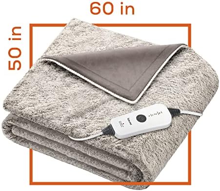 Beurer HD71N Heated Throw Blanket with 4 Temperature Settings