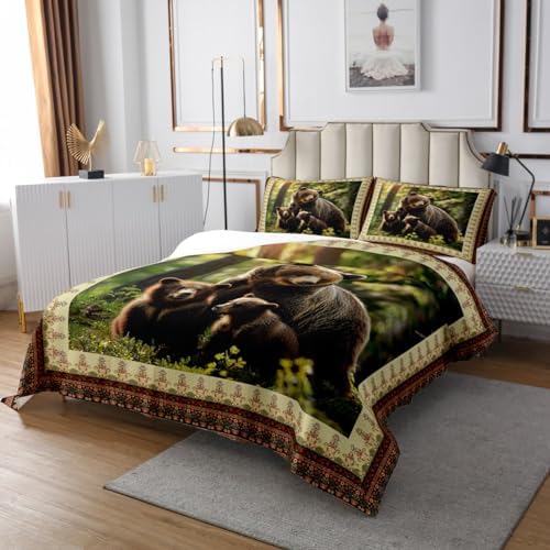 Erosebridal Queen Bedspread Set with 2 Pillow Shams