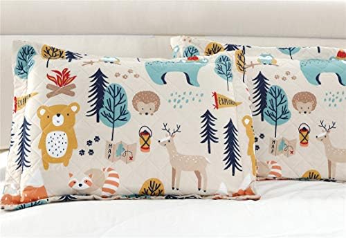 Junsey Kids Quilt Twin Size Bear Bedding Set 3Pcs 1
