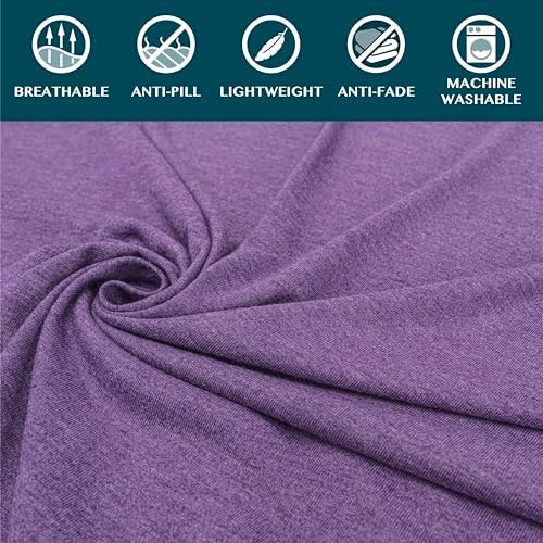 PAVILIA Travel Blanket with Bag - 65x40 Purple